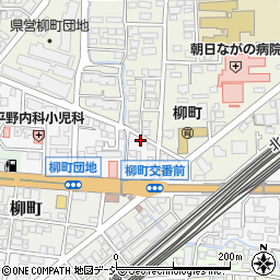 長野県長野市三輪（淀ケ橋）周辺の地図