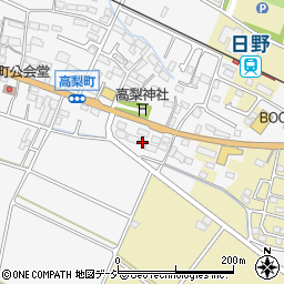 長野県須坂市高梨80周辺の地図