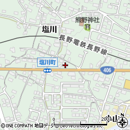 長野県須坂市塩川652周辺の地図