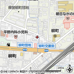 柳町安藤整形外科周辺の地図