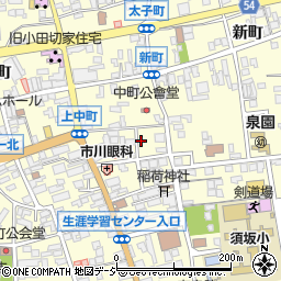 長野県須坂市須坂189周辺の地図