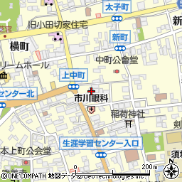 長野県須坂市須坂190周辺の地図