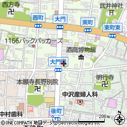 長野県長野市長野大門町42周辺の地図