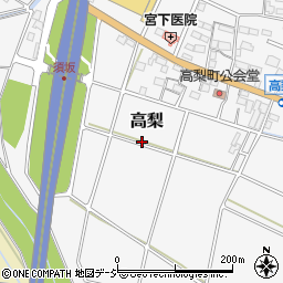 長野県須坂市高梨周辺の地図
