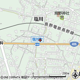 長野県須坂市塩川642周辺の地図