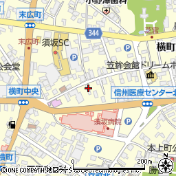 長野県須坂市須坂383周辺の地図