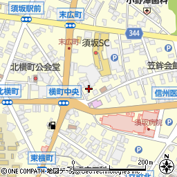 長野県須坂市須坂353周辺の地図