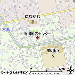 富山市蜷川地区センター周辺の地図