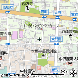 長野県長野市長野西町1058周辺の地図
