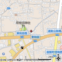ピッツェリア 長野東和田店周辺の地図