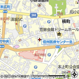 長野県須坂市須坂391周辺の地図