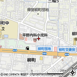 長野県長野市三輪周辺の地図