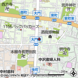 長野県長野市長野大門町43周辺の地図