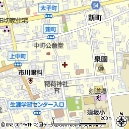 長野県須坂市須坂719周辺の地図