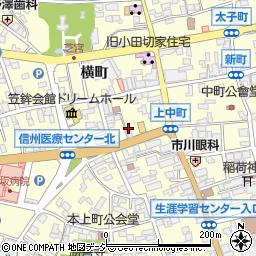 長野県須坂市須坂233周辺の地図