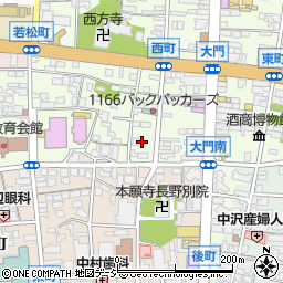 長野県長野市長野西町1056-2周辺の地図