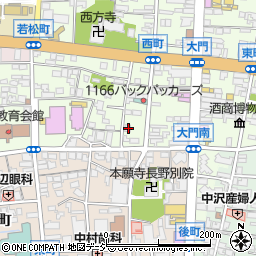 長野県長野市長野西町1055周辺の地図