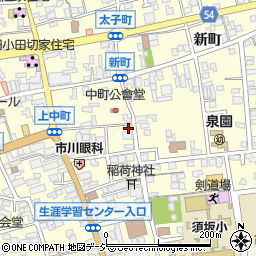 長野県須坂市須坂705周辺の地図