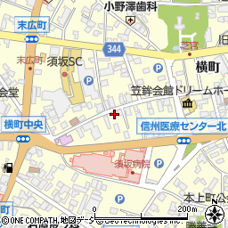 長野県須坂市須坂387周辺の地図