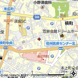 長野県須坂市須坂390周辺の地図