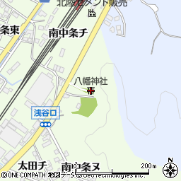 八幡神社周辺の地図