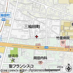 長野県長野市三輪1283周辺の地図