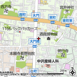 長野県長野市長野大門町44-1周辺の地図