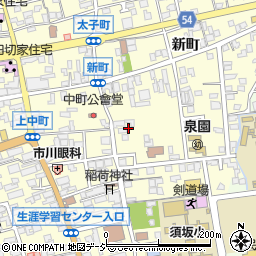 長野県須坂市須坂718周辺の地図