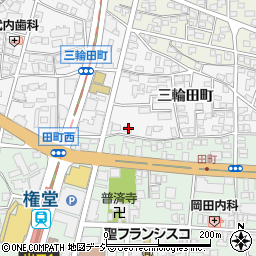 長野県長野市三輪1309周辺の地図