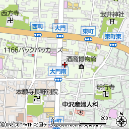 長野県長野市長野大門町46周辺の地図