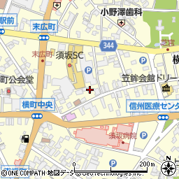 長野県須坂市須坂342周辺の地図