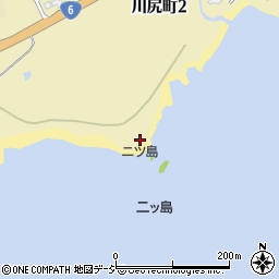 川尻灯台周辺の地図