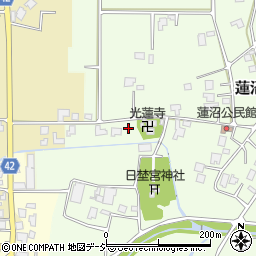 富山県小矢部市蓮沼143周辺の地図