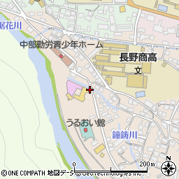 長野県長野市妻科周辺の地図