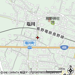 長野県須坂市塩川549周辺の地図