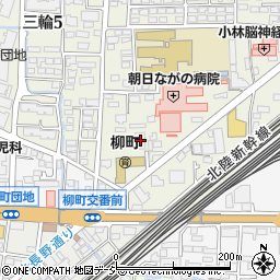 長野市上下水道局水道維持課周辺の地図