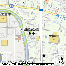 赤田第2公園周辺の地図