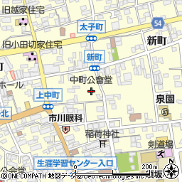 長野県須坂市須坂206周辺の地図