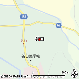富山県立山町（中新川郡）谷口周辺の地図