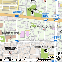 長野県長野市長野長門町周辺の地図