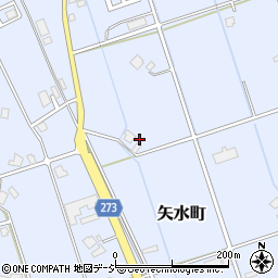 富山県小矢部市矢水町616周辺の地図