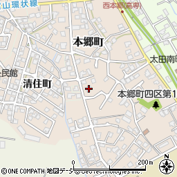 富山県富山市本郷町185-3周辺の地図