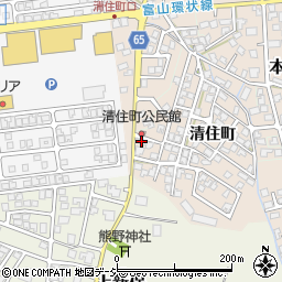 富山県富山市清住町123-6周辺の地図