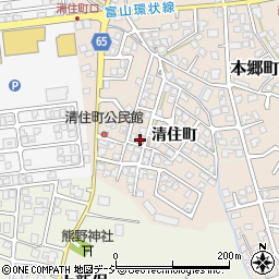 富山県富山市清住町123-24周辺の地図