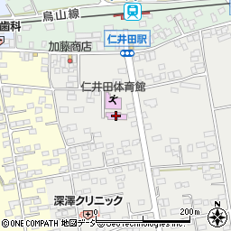 高根沢町図書館　仁井田分館周辺の地図