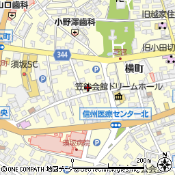 長野県須坂市須坂322周辺の地図