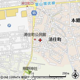 富山県富山市清住町123-12周辺の地図