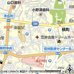 長野県須坂市須坂331周辺の地図