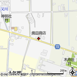焼田商店周辺の地図