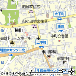 長野県須坂市須坂中町周辺の地図